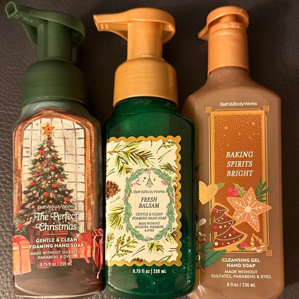 Bath & Body Works Holiday Hand Soap Collection
